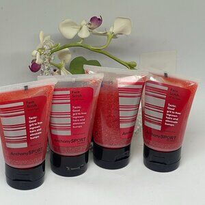4x Anthony Sport for Men Face Scrub for All Skin Types - 2 oz=8 oz Total -Sealed